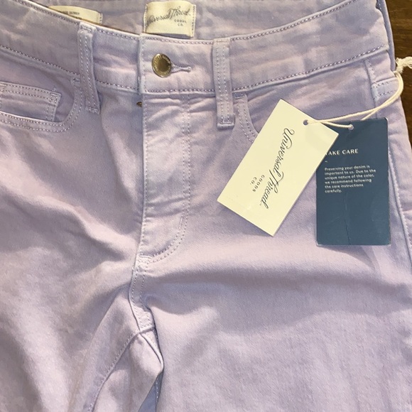 NWT. Universal Thread Purple Distressed High Rise Skinny Jean.Size 0/25 … - Picture 3 of 6